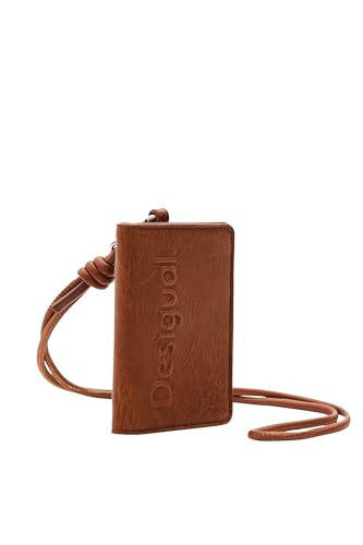 Desigual Women's Mone_Half Logo 24 EM Tri-Fold Wallet, Brown von Desigual