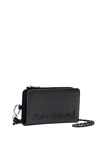 Desigual Women's Mone_Half Logo Emma 2.0 Bi-Fold Wallet, Black von Desigual