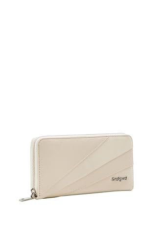 Desigual Women's Mone_Machina Fiona Tri-Fold Wallet, White von Desigual