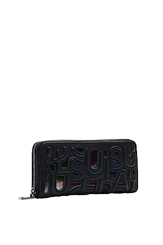 Desigual Women's Mone_Maki Fiona Bi-Fold Wallet, Black von Desigual