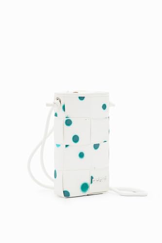 Desigual Women's Mone_New Splatter Bruna Tri-Fold Wallet, White von Desigual