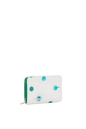 Desigual Women's Mone_New Splatter Maya Tri-Fold Wallet, White von Desigual