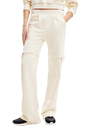 Desigual Women's NEVADI Casual Pants, White, Medium von Desigual