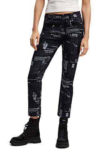 Desigual Women's News, 2000 Black Casual Pants, M von Desigual