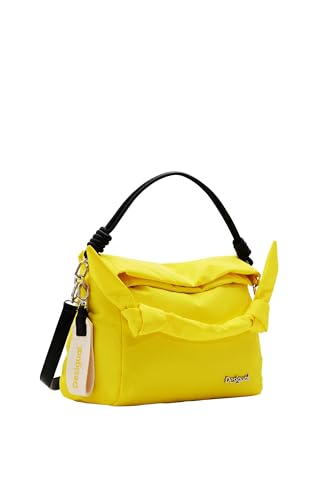 Desigual Women's PRIORI LOVERTY 3.0 Accessories Nylon Hand Bag, Yellow von Desigual