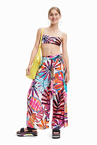 Desigual Damen Pant_Puerto Escondido Bikini Set, Weiß, XS EU von Desigual