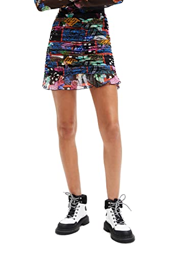 Desigual Women's Party, 9019 Tutti Fruti Skirt, Material Finishes, L von Desigual