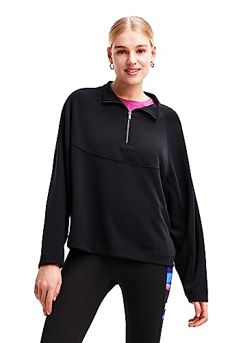 Desigual Women's Pinko Sweater, Black, 36 von Desigual