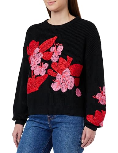 Desigual Women's Pullover_Andrea Sweater, Black, XS von Desigual