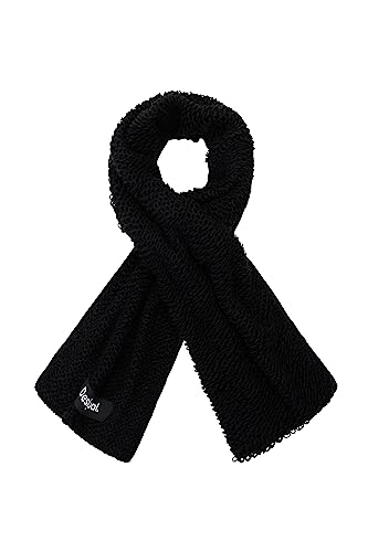 Desigual Women's Scarf_Loops Colors, Black, One Size von Desigual