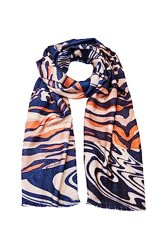 Desigual Women's Scarf_Patch Zebra, Brown, One Size von Desigual