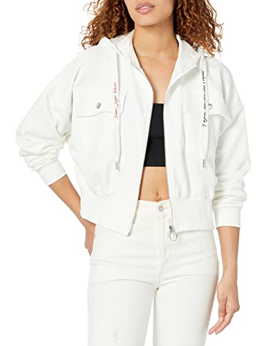 Desigual Women's Sweat_ONLYOU 1000 Sweatshirt, White, M von Desigual