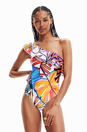 Desigual Women's Swim_MEDEWI 1000 Bikini Set, White, L von Desigual