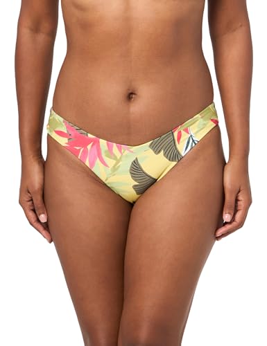 Desigual Women's Swim_Palms_Bott Bikini Bottoms, Yellow, L von Desigual