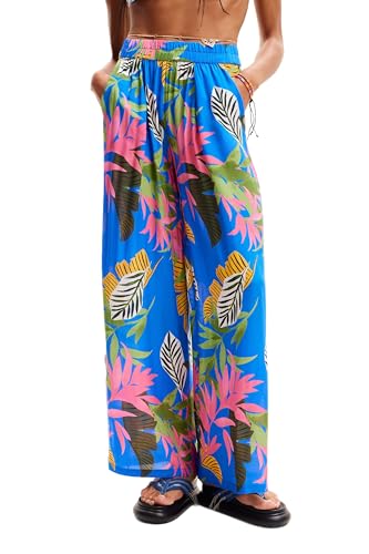 Desigual Women's Swim_Pant Tropical Part Bikini Bottoms, Blue, XX-Large von Desigual