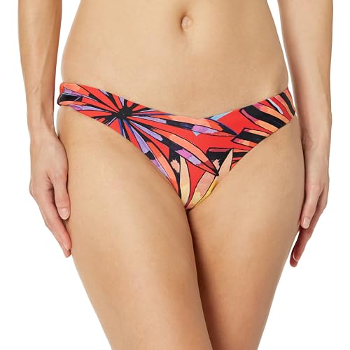 Desigual Women's Swim_Playa I Damen Shorts, Orange, XL von Desigual