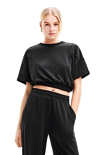 Desigual Women's TS_Pinko T-Shirt, Black, XXL Desigual Women's TS_Pinko T-Shirt, Black, XXL von Desigual