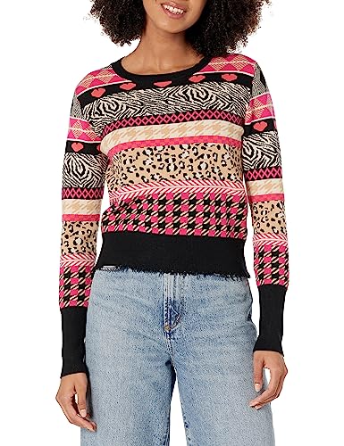Desigual Women's TUTTIFRUTI JERS_Aspen 9019 Tutti Fruti Pullover Sweater, Material Finishes, XL von Desigual