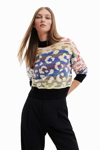 DESIGUAL MAGLIA DONNA BLU von Desigual