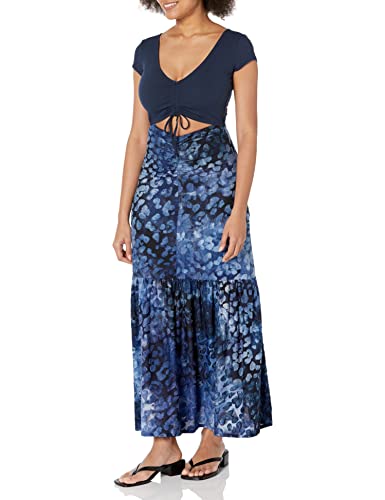 Desigual Women's Vest_Brighton 5000 Dress, Blue, S von Desigual