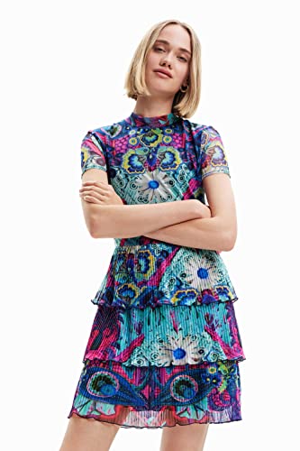 Desigual Women's Vest_Exeter-Lacroix 5036 Dress, Blue, M von Desigual