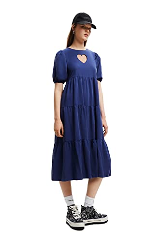 Desigual Women's Vest_Flora, 5096 Blue Ink Casual Dress, S Desigual Women's Vest_Flora, 5096 Blue Ink Casual Dress, S von Desigual