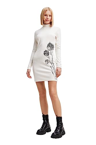 Desigual Women's Vest_JONQUERA-Lacroix Dress, White, Small von Desigual