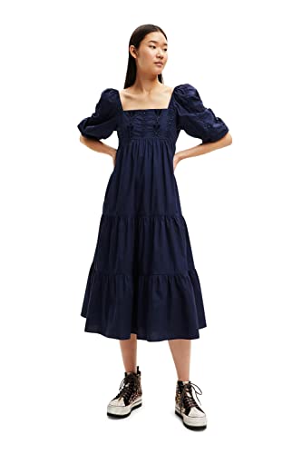 Desigual Women's Vest_KALMA, 5096 Blue Ink Casual Dress, M von Desigual