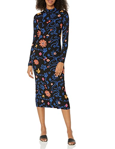 Desigual Damen Vest_lila 5036 Dress, Blau, L EU von Desigual