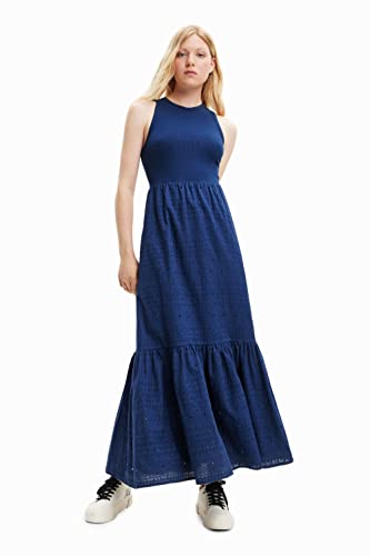 Desigual Women's Vest_Lourdes 5201 Dress, Blue, L von Desigual
