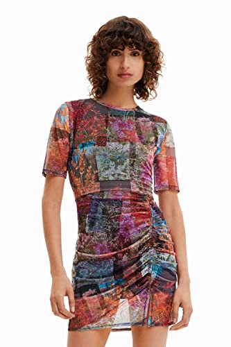 Desigual Women's Vest_Roma, 9019 Tutti Fruti Casual Dress, Material Finishes, L von Desigual