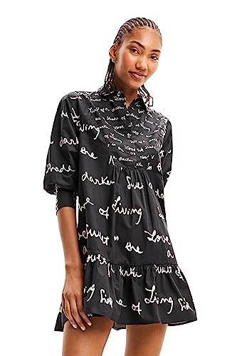 Desigual Women's Vest_Salton Dress, Black, Klein von Desigual