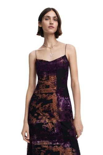 Desigual Women's Woman Knit Long Sleeve Dress, Material FINISHES, Medium von Desigual