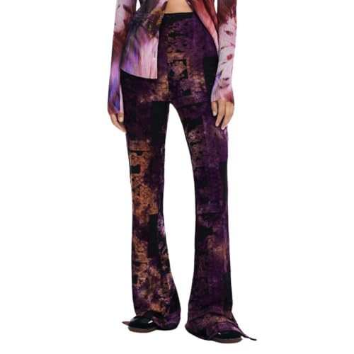 Desigual Women's Woman Knit Long Trousers Pants, Blue, XXL Desigual Women's Woman Knit Long Trousers Pants, Blue, XXL von Desigual