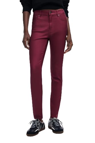Desigual Women's Woman Woven Long Trousers Pants, RED, XL Desigual Women's Woman Woven Long Trousers Pants, RED, XL von Desigual
