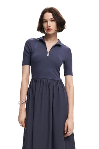 Desigual Women's Woman Woven Short Sleeve Dress, Black, X-Small Desigual Women's Woman Woven Short Sleeve Dress, Black, X-Small von Desigual