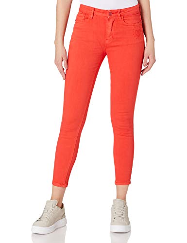 Desigual Womens ALBA Casual Pants, Red, 36 von Desigual