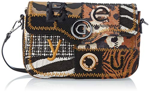 Desigual Damen Accessories Fabric ACROSS BODY BAG, Schwarz, U EU von Desigual