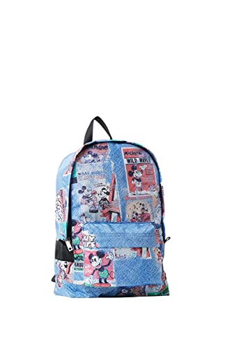 Desigual Damen Back_mickey Fö Backpack, Blau, U EU von Desigual