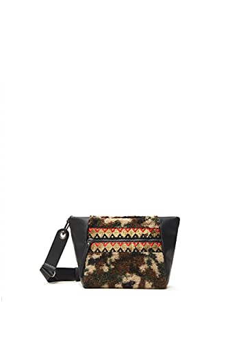 Desigual Womens BOLS_CAMOFUN AMB Across Body Bag, Green von Desigual