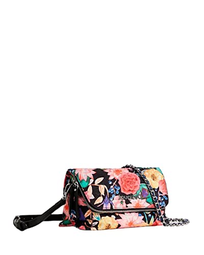 Desigual Damen Bols_eterea Black Venecia Across Body Bag, Schwarz, Einheitsgröße EU von Desigual