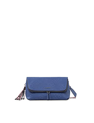 Desigual Womens BOLS_Galia Venecia M Across Body Bag, Blue von Desigual