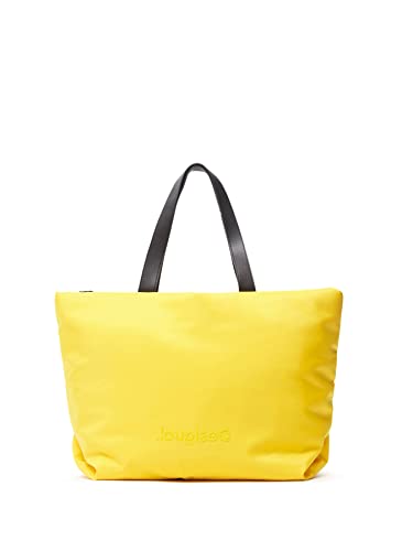 Desigual Womens BOLS_Logging Namibia Shopping Bag, Yellow von Desigual