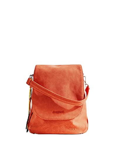 Desigual Damen Back_aquiles Ankara Backpack Medium, Orange, Einheitsgröße EU von Desigual