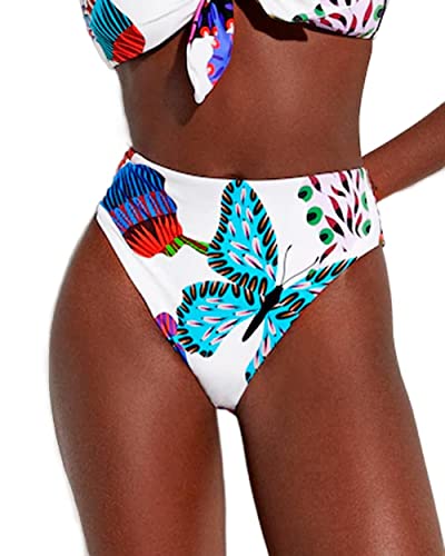 Desigual Womens Biki_Alana I Bikini, White, M von Desigual