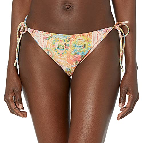 Desigual Damen Biki_capri Bikini Bottoms, Weiß, L EU von Desigual