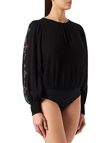 Desigual Womens Body_Candy T-Shirt, Black, XL von Desigual