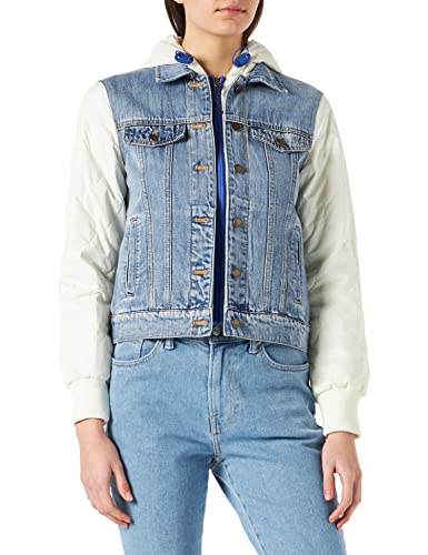 Desigual Womens CHAQ_SAN FRA Jeansjacke, Blue, XS von Desigual