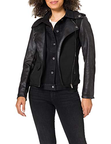 Desigual Womens CHAQ_VIENA Jacket, Black, 38 von Desigual