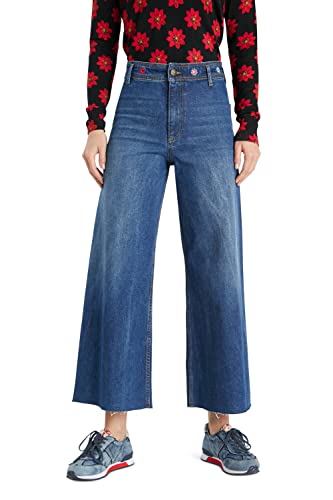 Desigual Womens Denim_CLAUDI Jeans, Blue, 42 von Desigual